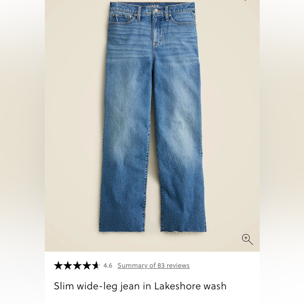 J. Crew Slim Wide-Leg Jean